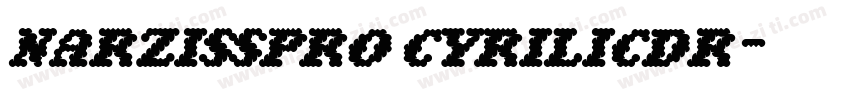 narzisspro cyrilicdr字体转换